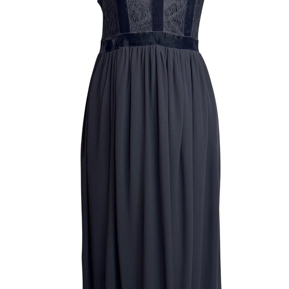 Miusol Whimsigoth Goth Dark Fairy Black Lace Maxi Dress Sz Sm - Picture 6 of 13